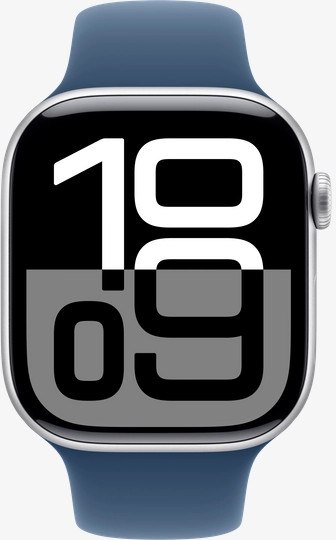 Изображение товара Умные часы Apple Watch Series 10 GPS 46mm / MWWM3 (серебристый, ремешок M/L)