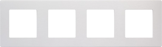 Рамка для выключателей и розеток ЭРА Сатин 12-5104-01М / Б0065750 (белый матовый) — фото 4
