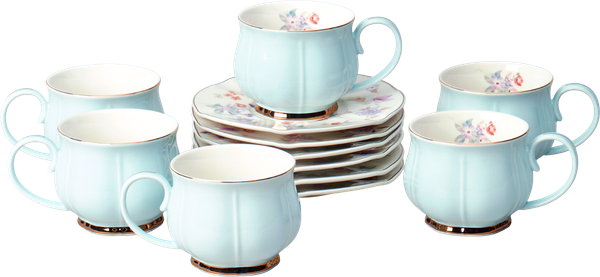 Изображение товара Набор для чая/кофе Lefard Времена года 42-565 (голубой)