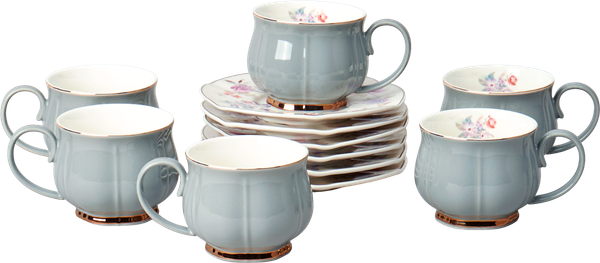 Изображение товара Набор для чая/кофе Lefard Времена года 42-567 (серый)