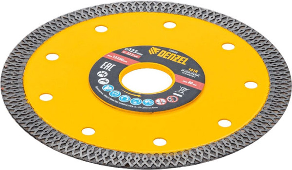 Изображение товара Отрезной диск алмазный Denzel 73058