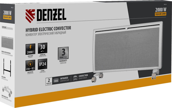 Изображение товара Конвектор Denzel HybridX-2000 / 98120