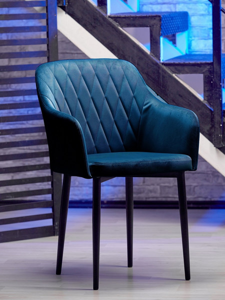 Изображение товара Стул Памир Марсель F77  (синий/черная опора)