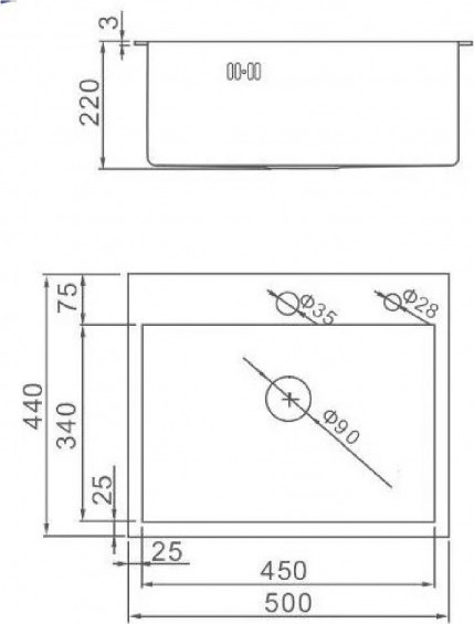 Изображение товара Мойка кухонная Wisent WS-35044BD/GER013 (с сифоном, дозатором и коландером)