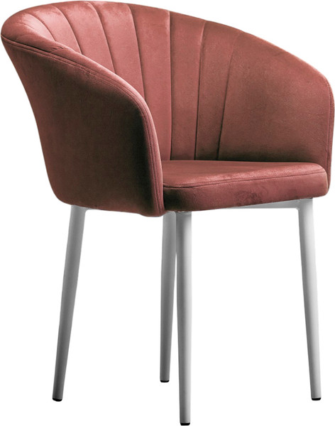 Изображение товара Стул Памир Версаль F62 (розовый/белая опора/поворотный)