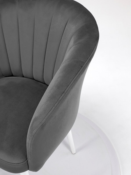 Изображение товара Стул Памир Версаль F83 (серый/белая опора/поворотный)