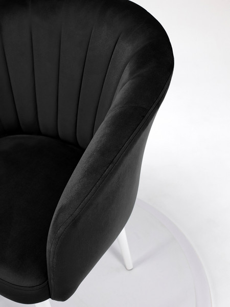 Изображение товара Стул Памир Версаль F90 (черный/белая опора/поворотный)