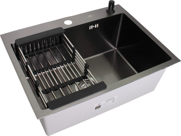 Изображение товара Мойка кухонная Wisent WS-36050В/GER013 (с сифоном, дозатором и коландером)