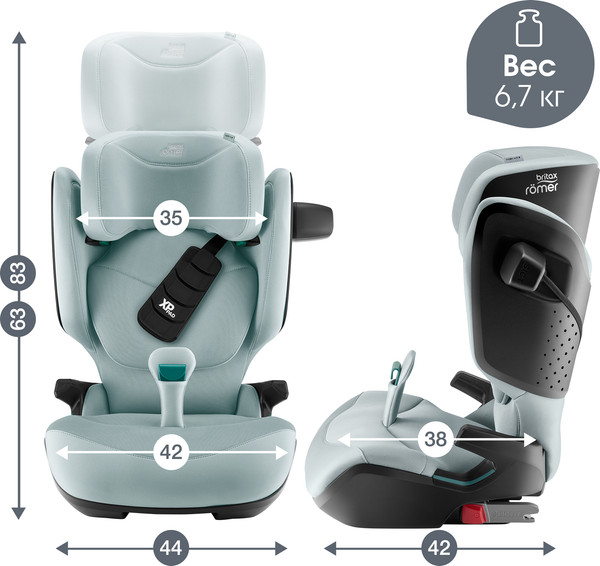 Изображение товара Автокресло Britax Romer Kidfix Pro Style / 2000040914 (Harbor Blue)