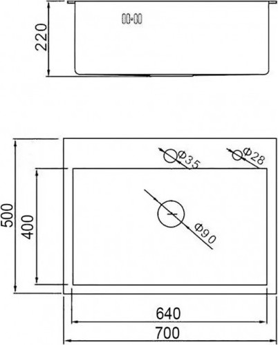 Изображение товара Мойка кухонная Wisent WS-37050D/GER013 (с сифоном, дозатором и коландером)