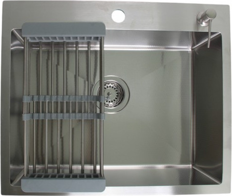 Изображение товара Мойка кухонная Wisent WS-37050D/GER013 (с сифоном, дозатором и коландером)
