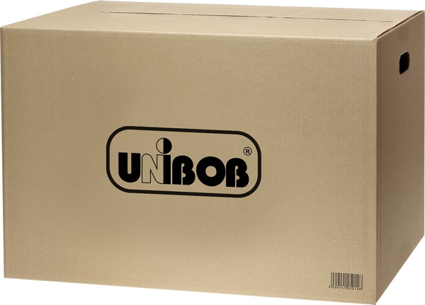 Изображение товара Коробка для переезда Unibob 400x300x200мм Т-22 / 62044 (бурый)