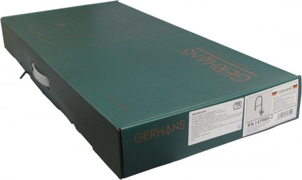 Изображение товара Смеситель Gerhans K14390D-2 (оружейная сталь)