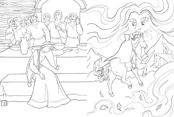 Изображение товара Раскраска Эксмо В Лукоморье. Раскраска по мотивам сказок А.С. Пушкина