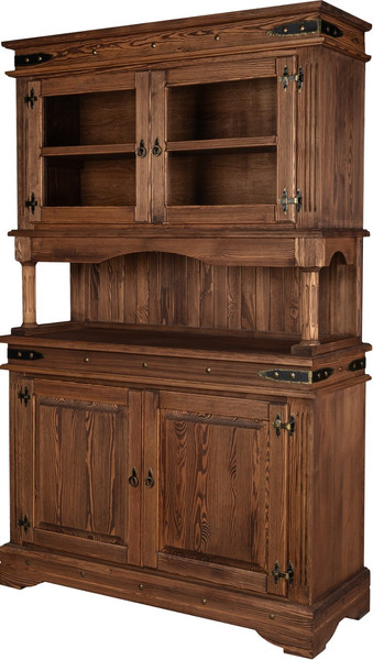 Изображение товара Шкаф с витриной ФанДОК Викинг 01 Ф-181.09 (орех)