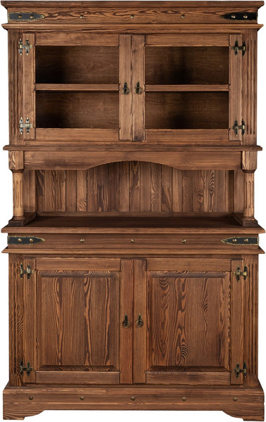 Изображение товара Шкаф с витриной ФанДОК Викинг 01 Ф-181.09 (орех)