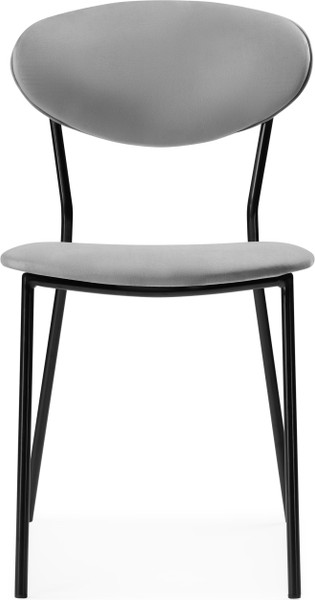 Изображение товара Стул Woodville Корсе (светло-серый/черный глянец)