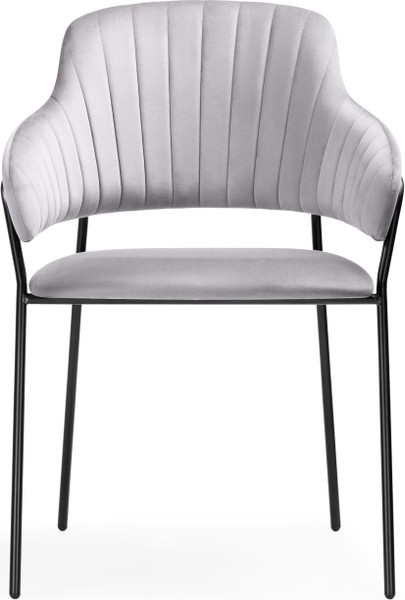 Изображение товара Стул Woodville Инклес (серый/черный глянец)