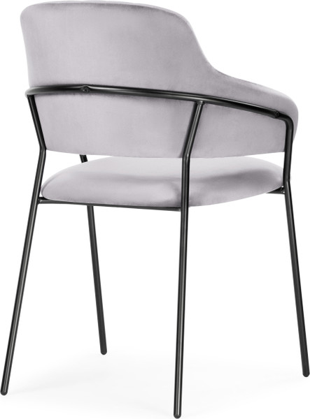 Изображение товара Стул Woodville Инклес (серый/черный глянец)