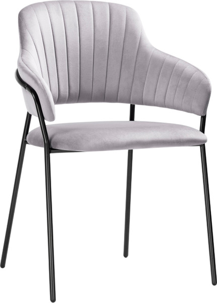 Изображение товара Стул Woodville Инклес (серый/черный глянец)