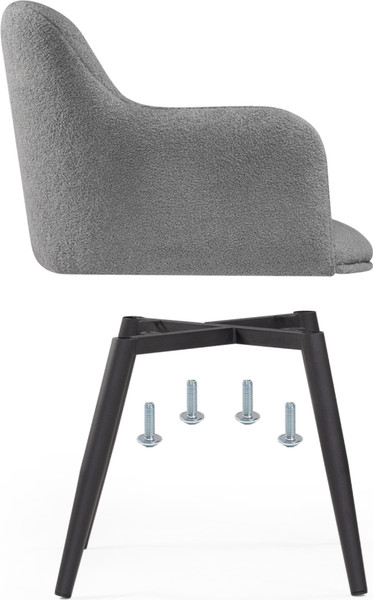 Изображение товара Стул Woodville Халли (Lamb 17/черный)