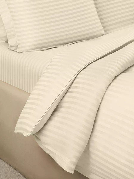 Изображение товара Комплект постельного белья Arya Vip Страйп Сатин 2сп (кремовый)