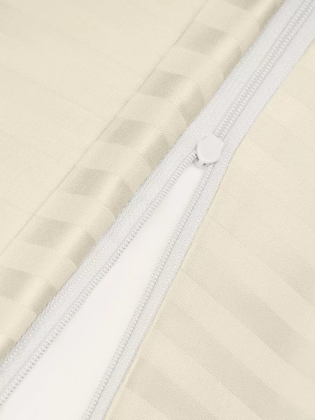 Изображение товара Комплект постельного белья Arya Vip Страйп Сатин 2сп (кремовый)