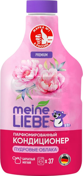 Изображение товара Кондиционер для белья Meine Liebe Пудровые облака. Концентрат (1.5л)