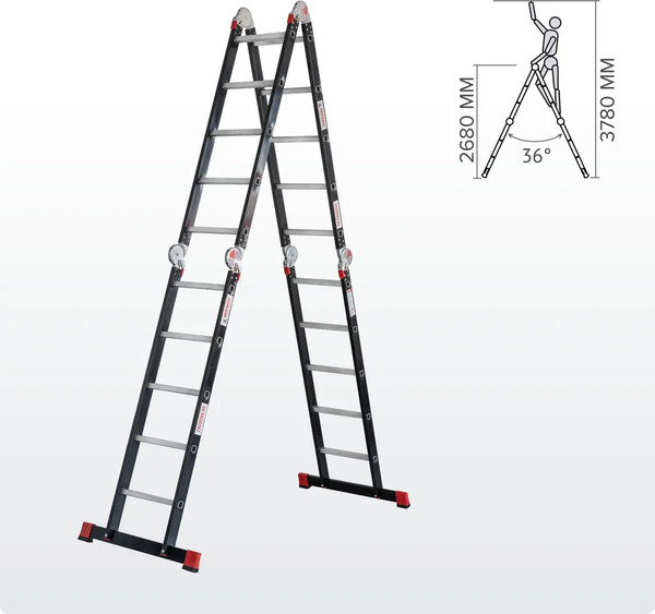 Изображение товара Лестница-трансформер Новая Высота NV 3320 / 3320405-013