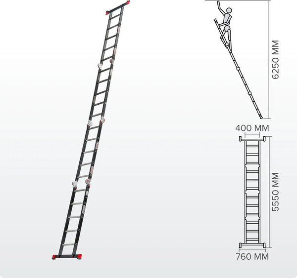 Изображение товара Лестница-трансформер Новая Высота NV 3320 / 3320405-013