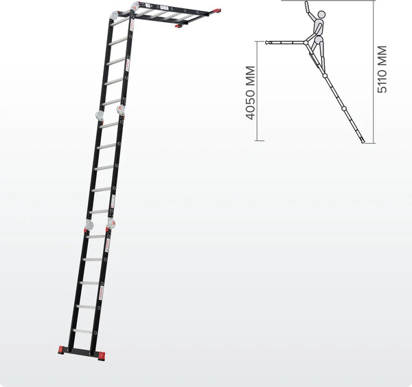 Изображение товара Лестница-трансформер Новая Высота NV 3320 / 3320405-013