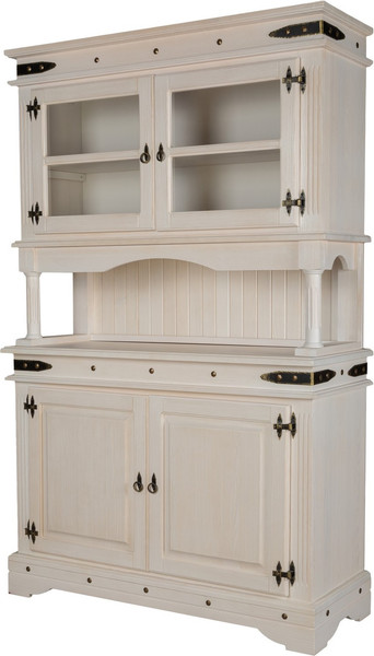 Изображение товара Шкаф с витриной ФанДОК Викинг 01 Ф-181.09 (белый воск)