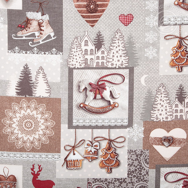 Изображение товара Комплект штор АртПостель Лапландия для кухни с подхватом Ш.145.180