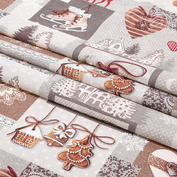 Изображение товара Комплект штор АртПостель Лапландия для кухни с подхватом Ш.145.180