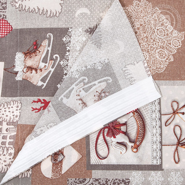 Изображение товара Комплект штор АртПостель Лапландия для кухни с подхватом Ш.145.180