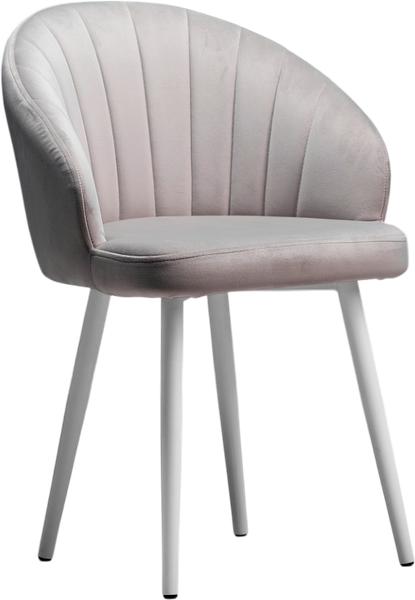 Изображение товара Стул Памир Зефир F80 (серый минт/белая опора/поворотный)