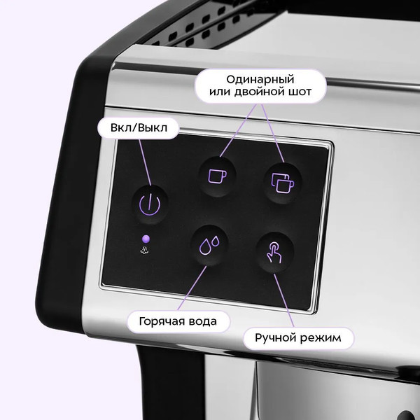 Изображение товара Кофеварка эспрессо Kitfort КТ-7531