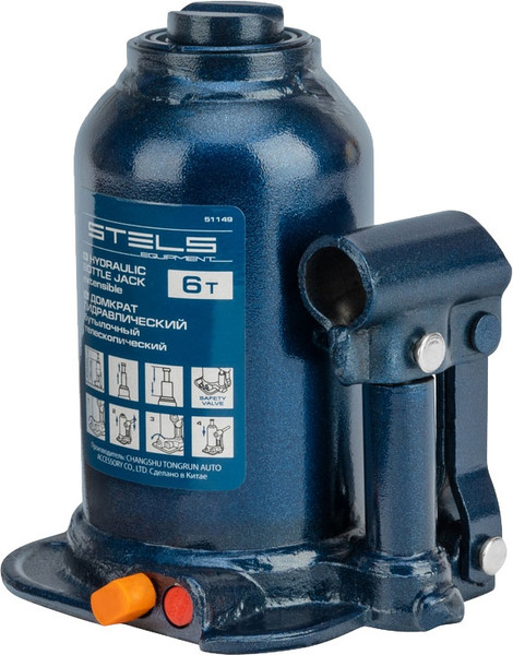 Изображение товара Бутылочный домкрат Stels 51149