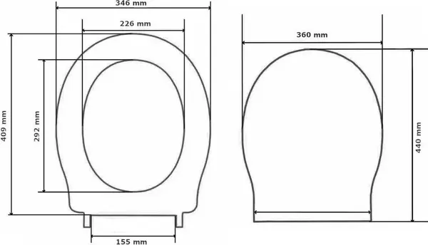Изображение товара Сиденье для унитаза Santek Аллегро Лайт Версаль 1WH302438 (soft-close)