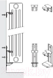 Изображение товара Монтажный комплект для радиатора Arbonia ZB02370001