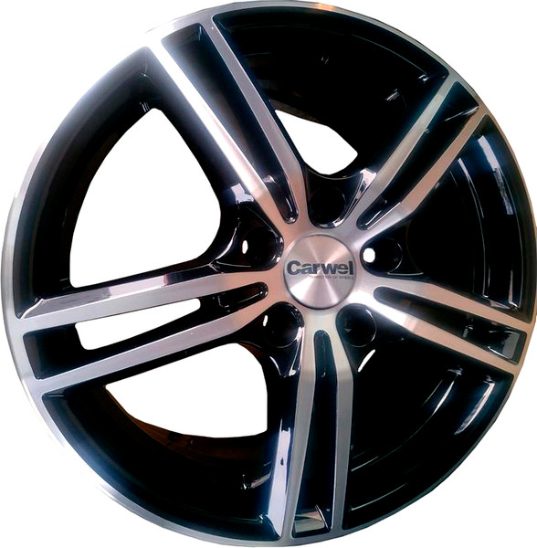 Изображение товара Литой диск Carwel Баруй 16x6.5" 5x114.3мм DIA 60.1мм ET 45мм AB