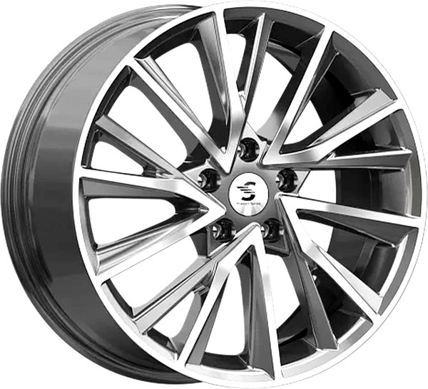 Изображение товара Литой диск SKAD КР010 X-Trail T33 18x7.5" 5x114.3мм DIA 66.1мм ET 40мм (Diamond Gloss Graphite)