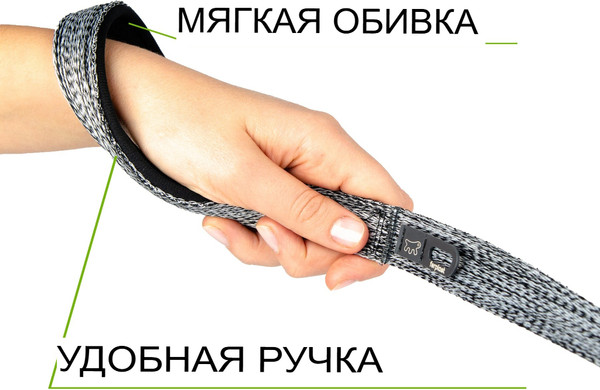 Изображение товара Поводок Ferplast Greener Soft G25/120 / 78180421 (серый)