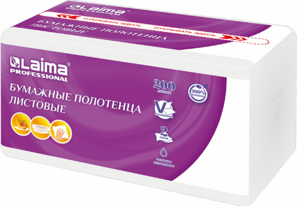 Изображение товара Бумажные полотенца Laima Professional / 115499