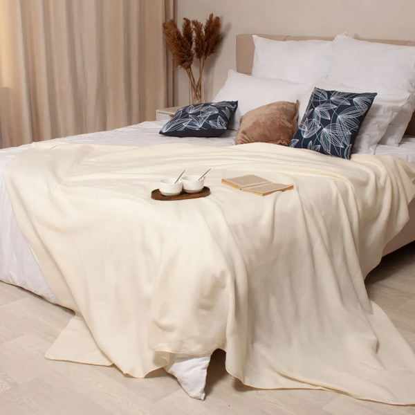 Изображение товара Плед Casa Conforte London Basic 150x200 / 6155342 (бежевый)