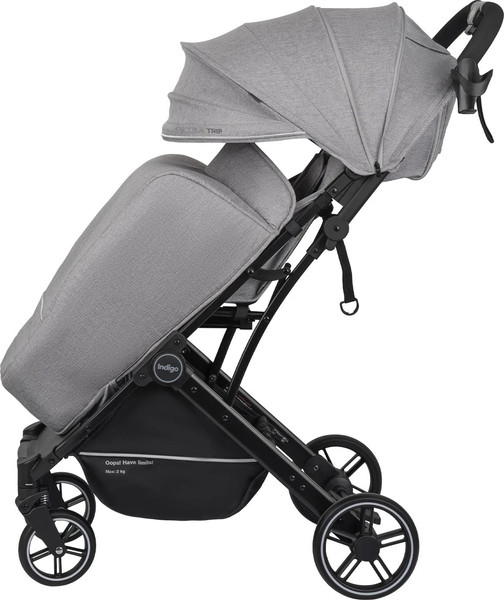 Изображение товара Детская прогулочная коляска INDIGO Trip (светло-серый)