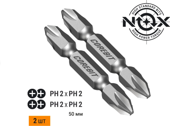 Изображение товара Набор бит Nox 2X Ph2xPh2-50 / 336001 (2шт)