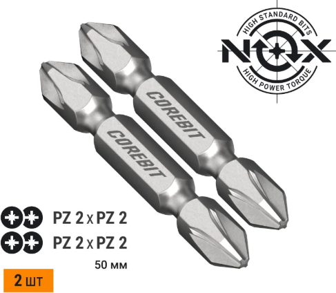 Изображение товара Набор бит Nox 2X Pz2xPz2-50 / 336002 (2шт)