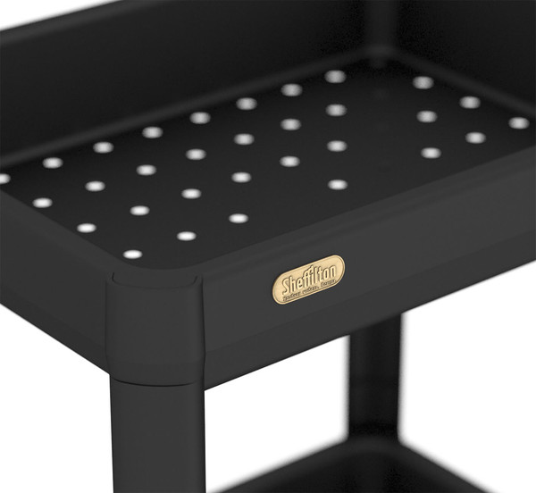 Изображение товара Этажерка Sheffilton SHT-SS25-3 (черный пластик)