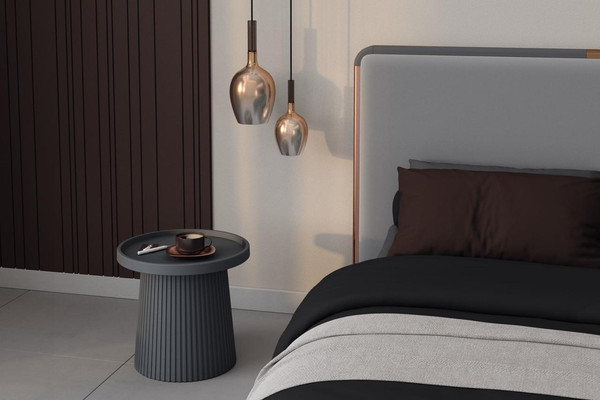 Изображение товара Журнальный столик Sheffilton SHT-CT94 (темно-серый, пластик)